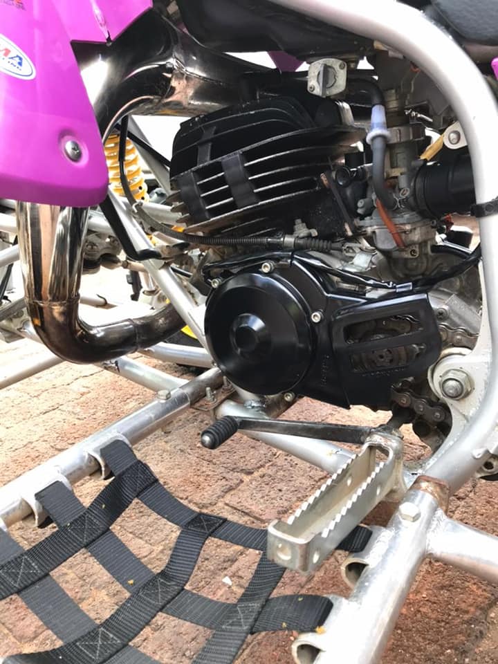 Motorcycle engine cleaning