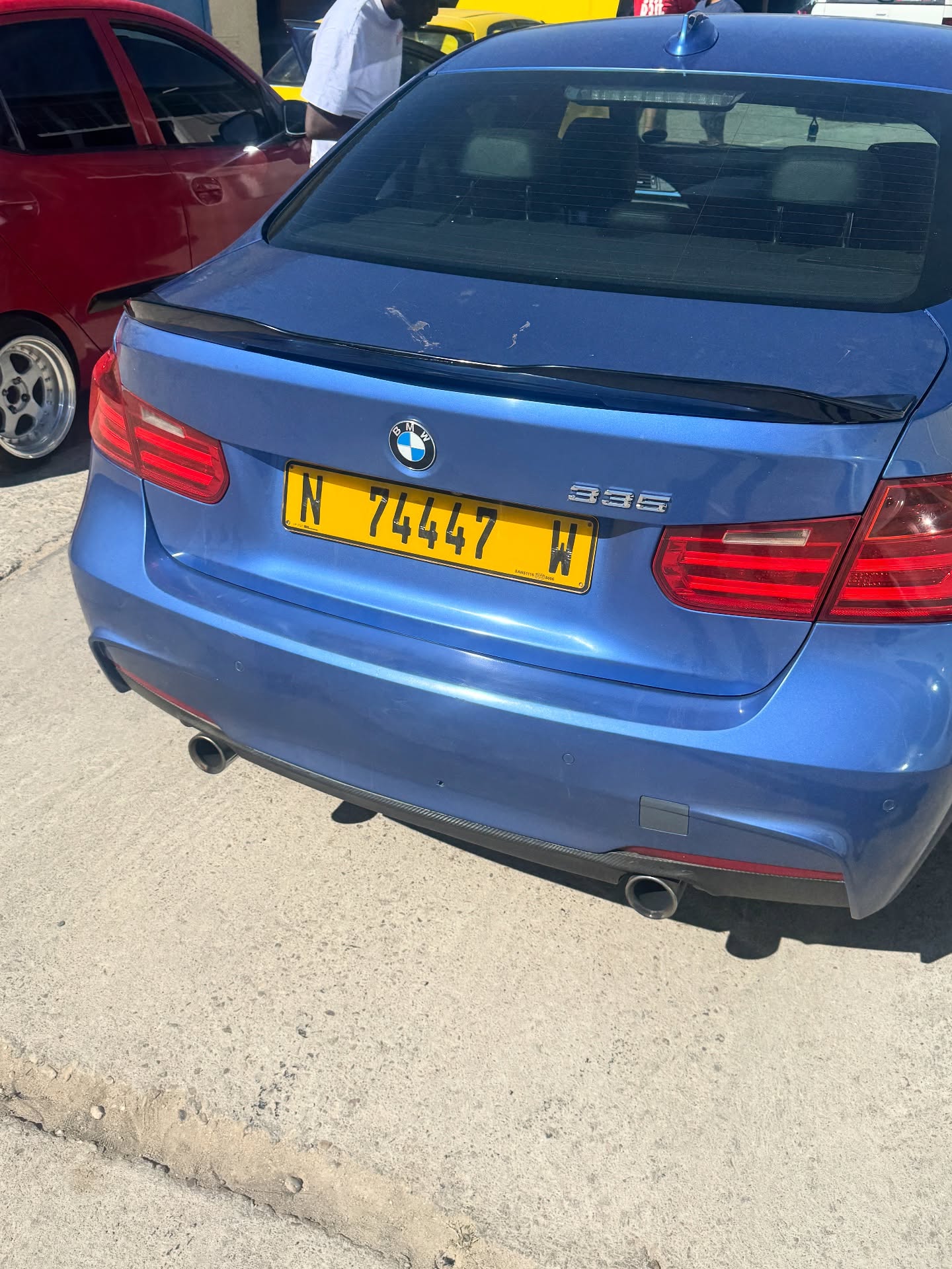 BMW paint correction - before